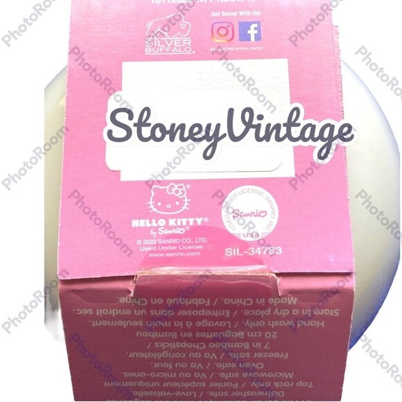 Hello Kitty Halloween Ceramic 20oz Bowl With Chopsticks Set of 2 Halloween Print - Picture 8 of 11